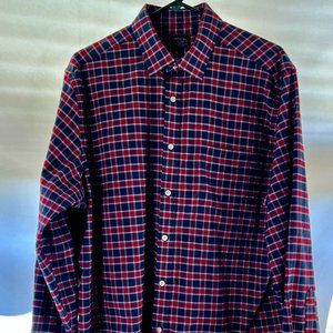 UNTUCKit Plaid Flannel Mens Shirt Size XL